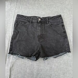 American Apparel Black Jean Shorts